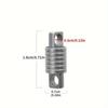 1pc Quick Release 360° Rotatable Titanium Keychain Swivel Accessories Mini Spinner Buckle Holder Silver Connect Accessories Outdoor