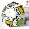 1pc Keroppi Frog Umbrella - Automatic Opening & Closing with Foldable Design, Iron Frame for Outdoor Use, Perfect Gift for Fans, Travelers, Everyday U