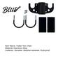 Trailer Hitch Chain Organizer Tow Holder Aluminum Heavy Duty Rust-Proof Towing Plugs with 7-Way Cover Tangle-Free Storage Accessories for RV