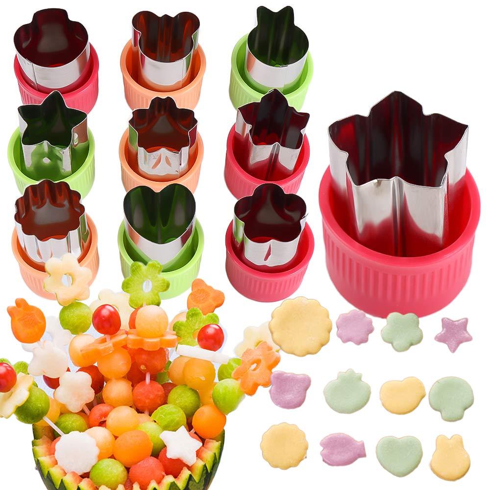 Form für Kinderessen Edelstahl Backform Kekswerkzeug Küchenhelfer Gemüseschneider Formen