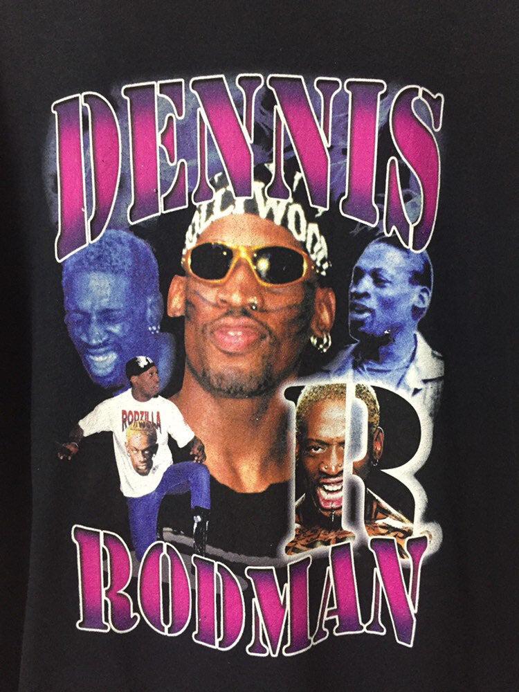 

Vintage Dennis Rodman Bad Boy Black MEn S-2345XL T-shirt Unisex T-Shirt L