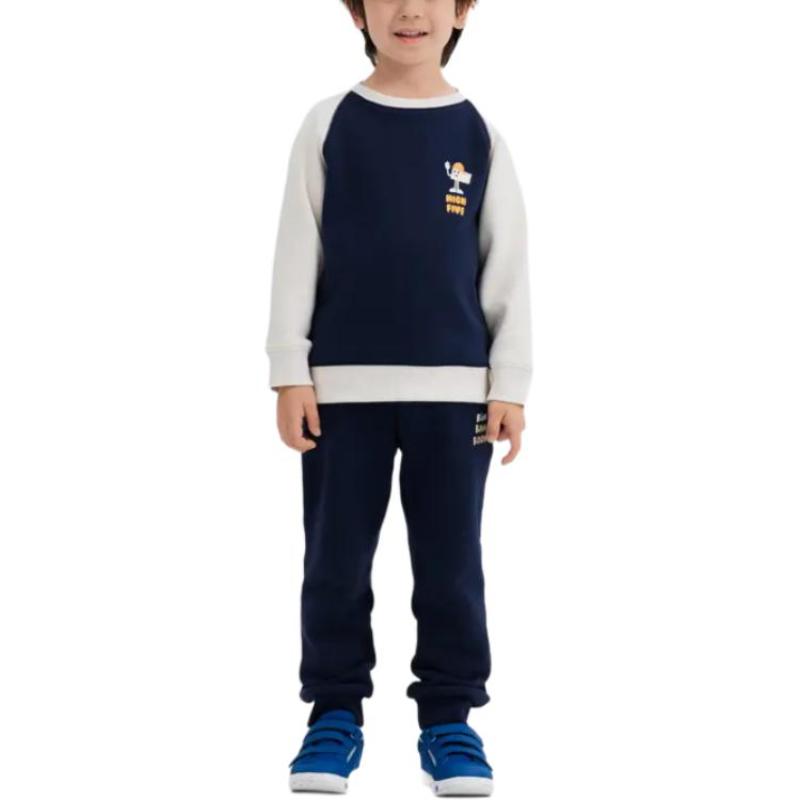 DECATHLON Crew Neck Pullover Long Sleeve Sweatshirt Warm Blue Children Aged 3 7 Years Old