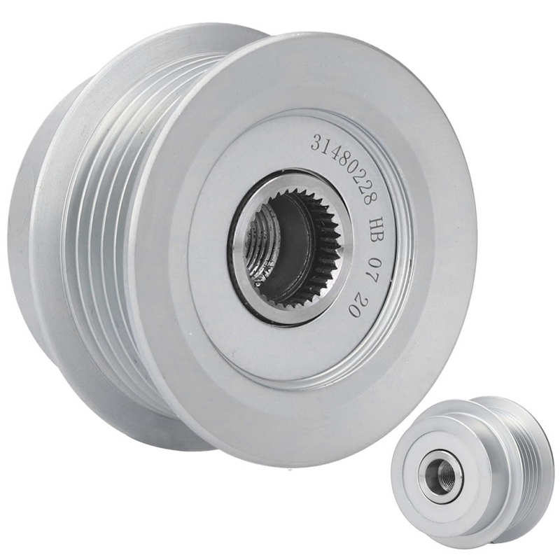Alternator Pulley 31480228 Engine Components Fit for V40 V60 V70 V90 S60 S80 S90 XC60 XC90 2.0T 2015-2018 Iron Alternator