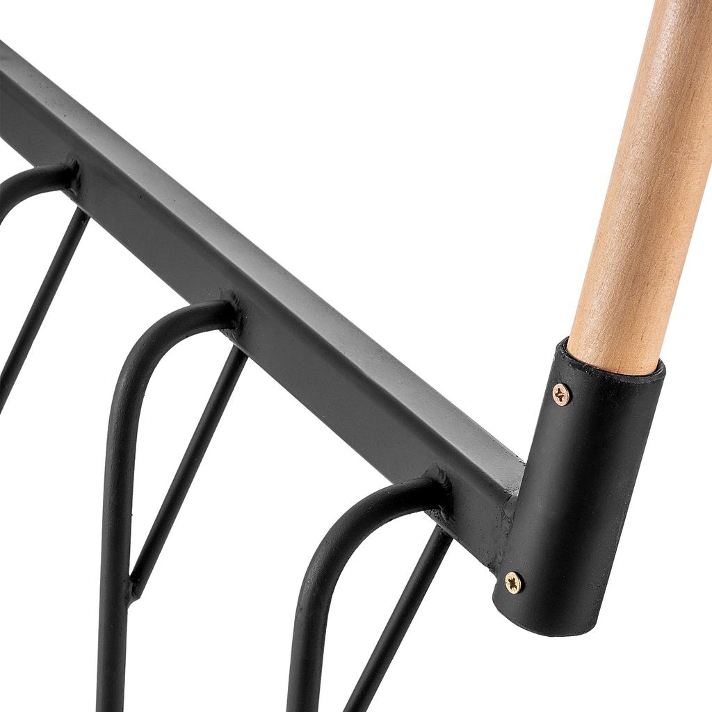 KADAX Handvertikutierer für Rasen Vertikutierer Gras Metall mit Stiel Garten