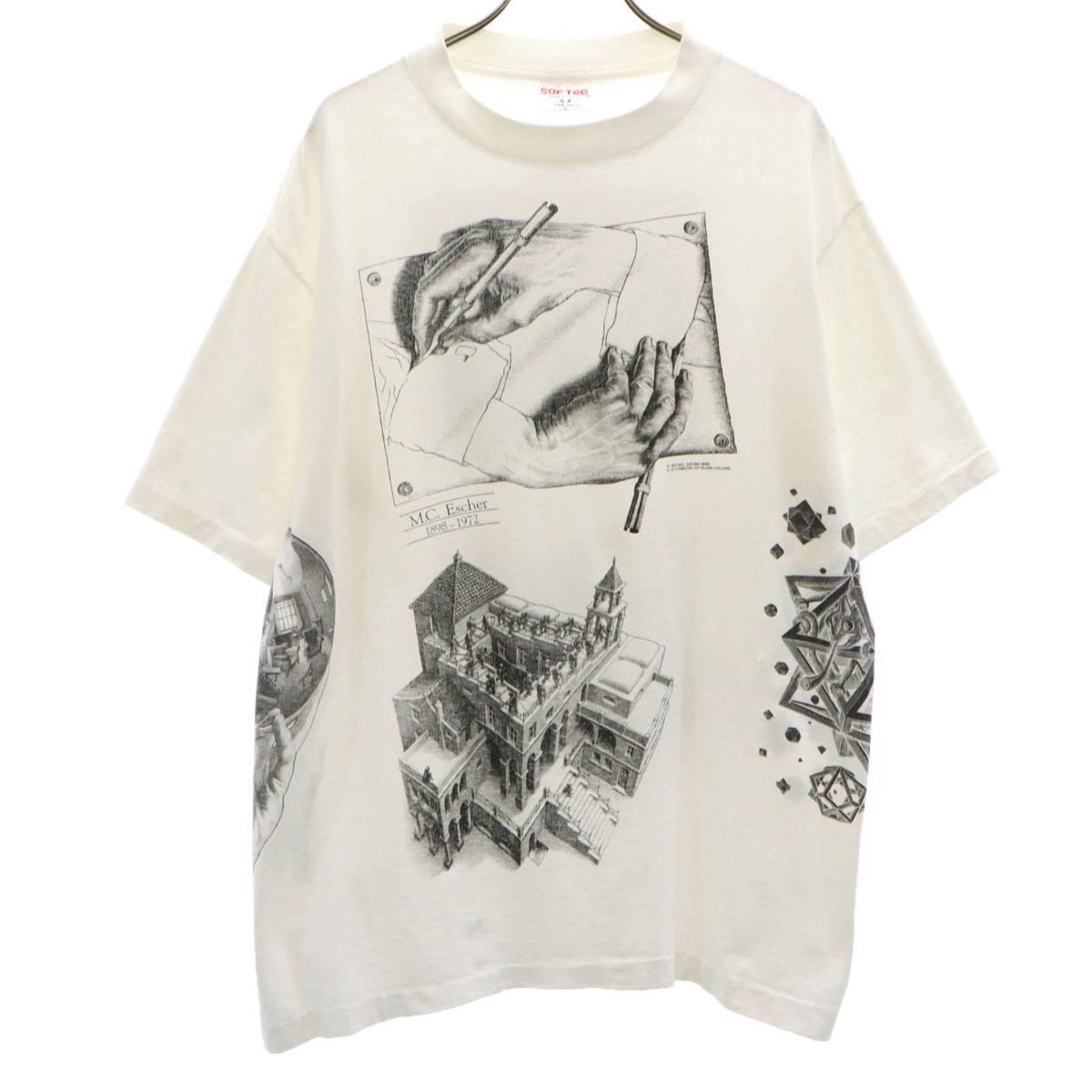 

SOF Tee 90s Made in USA Old MC Escher Art Short sleeve T-shirt Men s Used