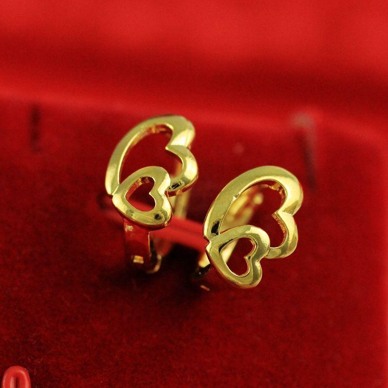 

Jinmanduo Girls Great Wall Personality Copper Coin Ear Rings F263