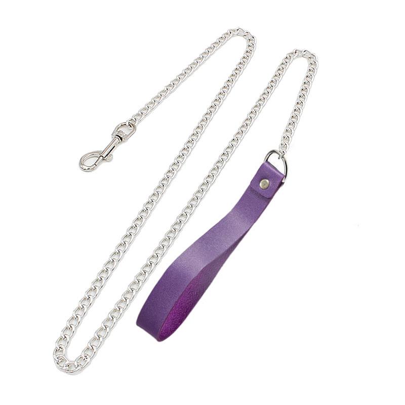 Set Exagerat Guler cu Nituri și Lesă pentru Adulți