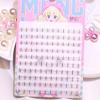 Menglu 4-7mm Brown Under Lashes Little Flame Lower Eyelashes W-41 Natural Short Style Imitation Hand Painting Fake Eye Lashes