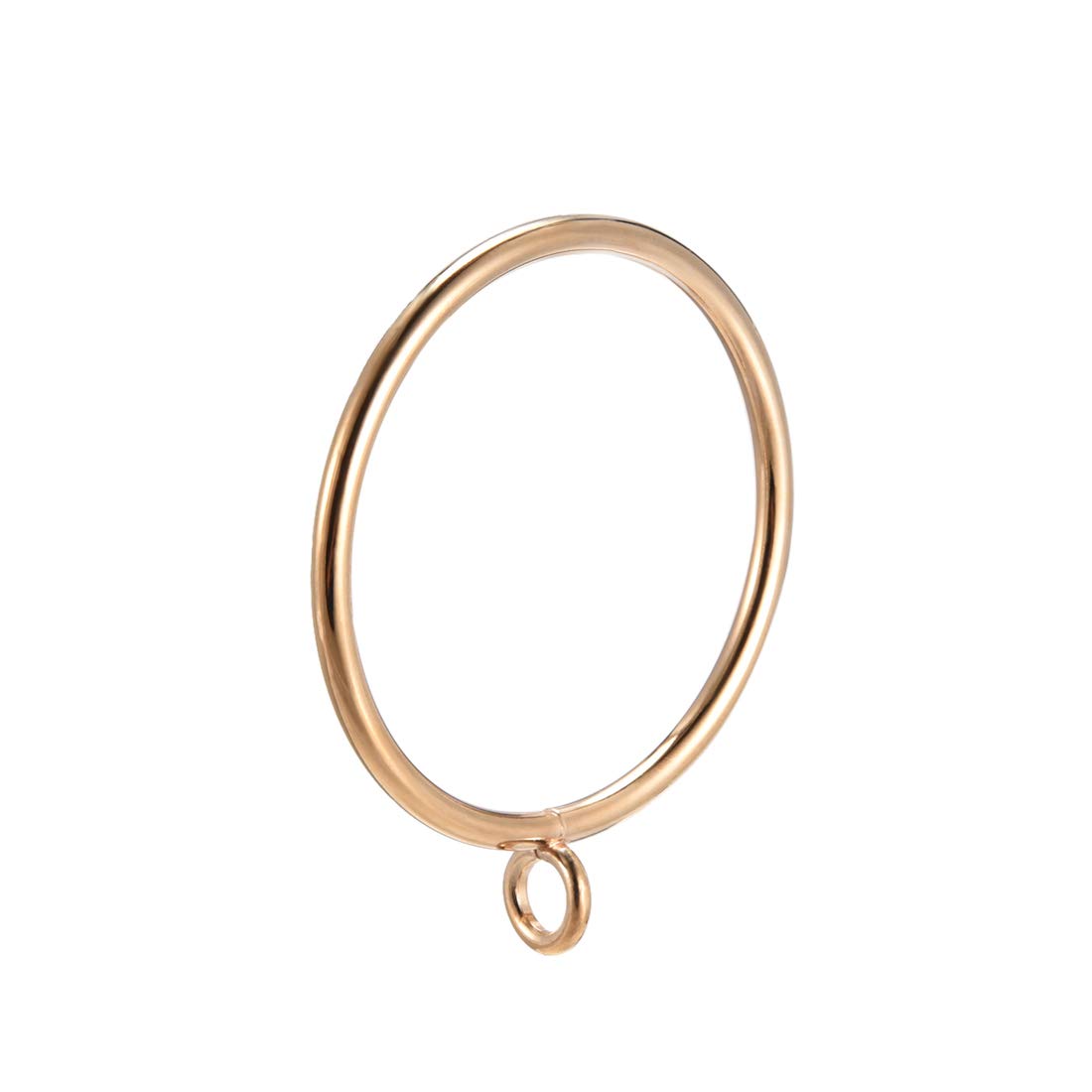 

uxcell Золотистый тон 55 мм Внутренний для штор Упаковка из 16 колец, Металл, Диаметр, Карнизы,