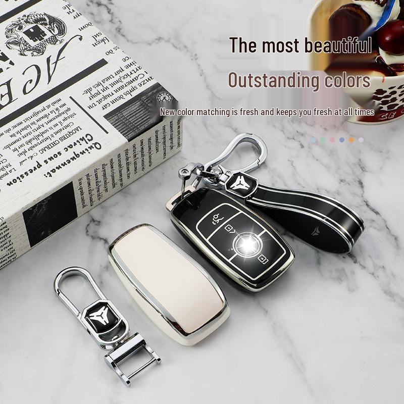 Mercedes Schlüsselhülle: Passend für A-Klasse, C-Klasse, E-Klasse, A200L, C260L, E300L, GLC300, GLE, GLA