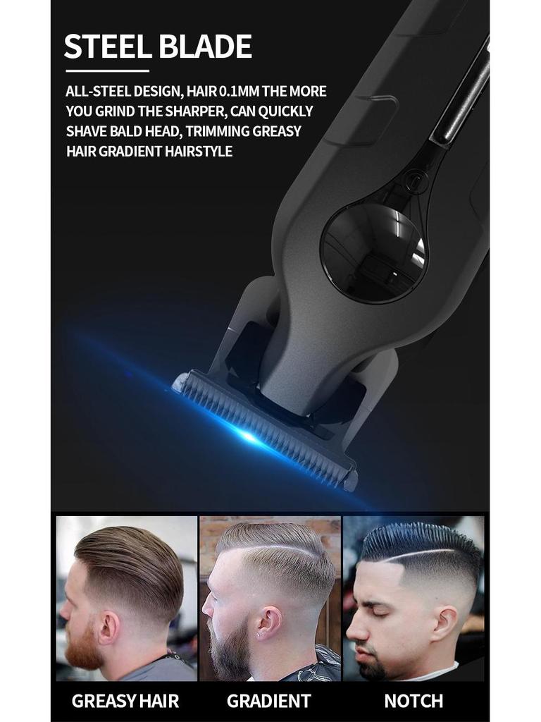 2024 Advanced Electric Hair Clipper: Smooth for Oily Hair, Long-lasting Battery, Adjustable Speed, No Lag