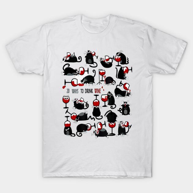 Buy T Shirt Women 20 Ways To Drink Wine 