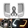 ABLZ-LED Fairing Grille Turn Signals Light For Touring Street Electra Glide Tri Glide FLHTK FLHTCU FLHTKSE Motorcycles