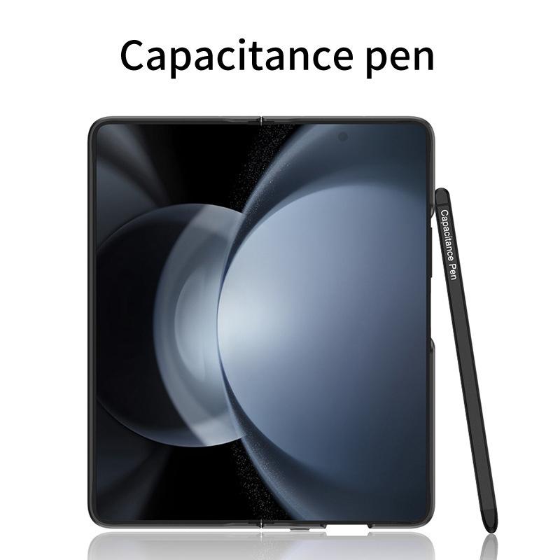 Stylus Pen Capacitance Pen For Samsung Galaxy Z Fold 5 5G Case Portability Silicone Pen Tip Handwriting Pen Slot Case For Fold5