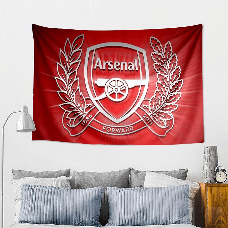 Arsenal Celebration Moment Tapestry Playroom Tapestry, Accessories for Bedroom,Livingroom, Dormitory Room Wall Decor Fan Birthday Gifts