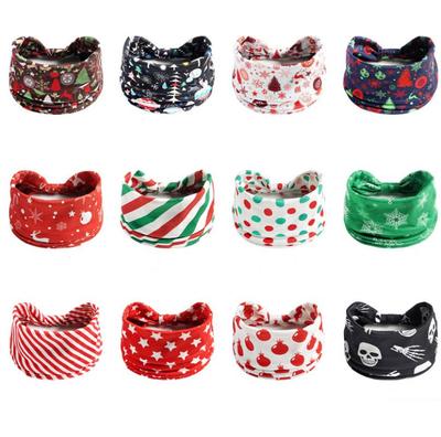 Men and Women Hair Band Elastic Women Fashion European And American Yoga Popular Sports Sweat-absorbing Halloween and Christmas Skull Ghost  Headband
