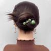 Large Fish Tail Tassel Twist Clip Horizontal Hairpin One-Word Clip Fixer Back Of Head Hair Styling Tool