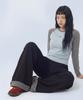 Maseumaluljeueopaeleol Check Hem Comfort Pants_Black