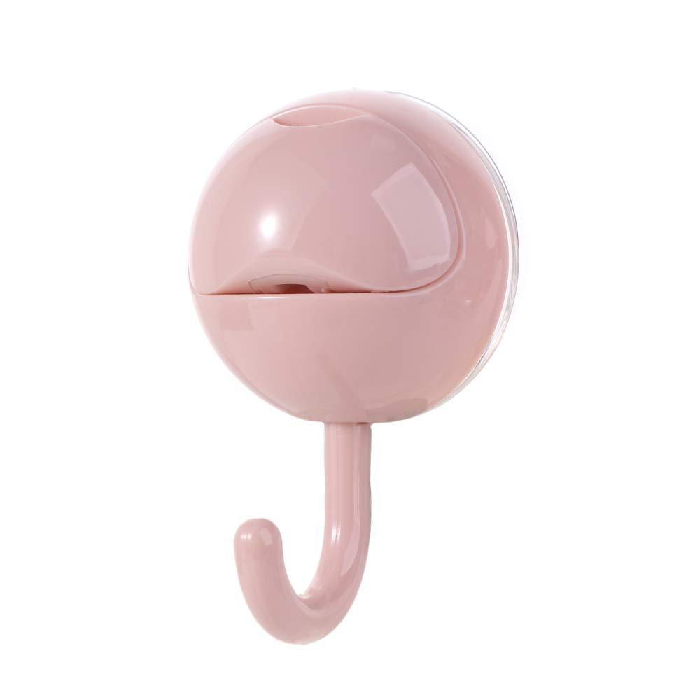 2Pcs Decorative Suction Cup Hook Plastic Towel Hanger Versatile Clothes Towel Storage Hook Kitchen