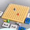 Wooden Montessori Multiplication Board Game Montessori Math Learning Toy Kids Educational Toy for Children