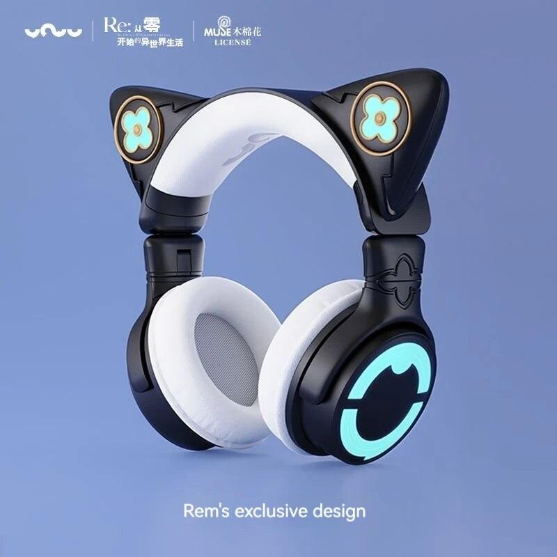 

Yowu Rem Limited Индивидуальные наушники с кошачьими ушками Вторичная анимация Rem Вокруг Re:0 Joint Bluetooth-сумка для гарнитуры Music Box