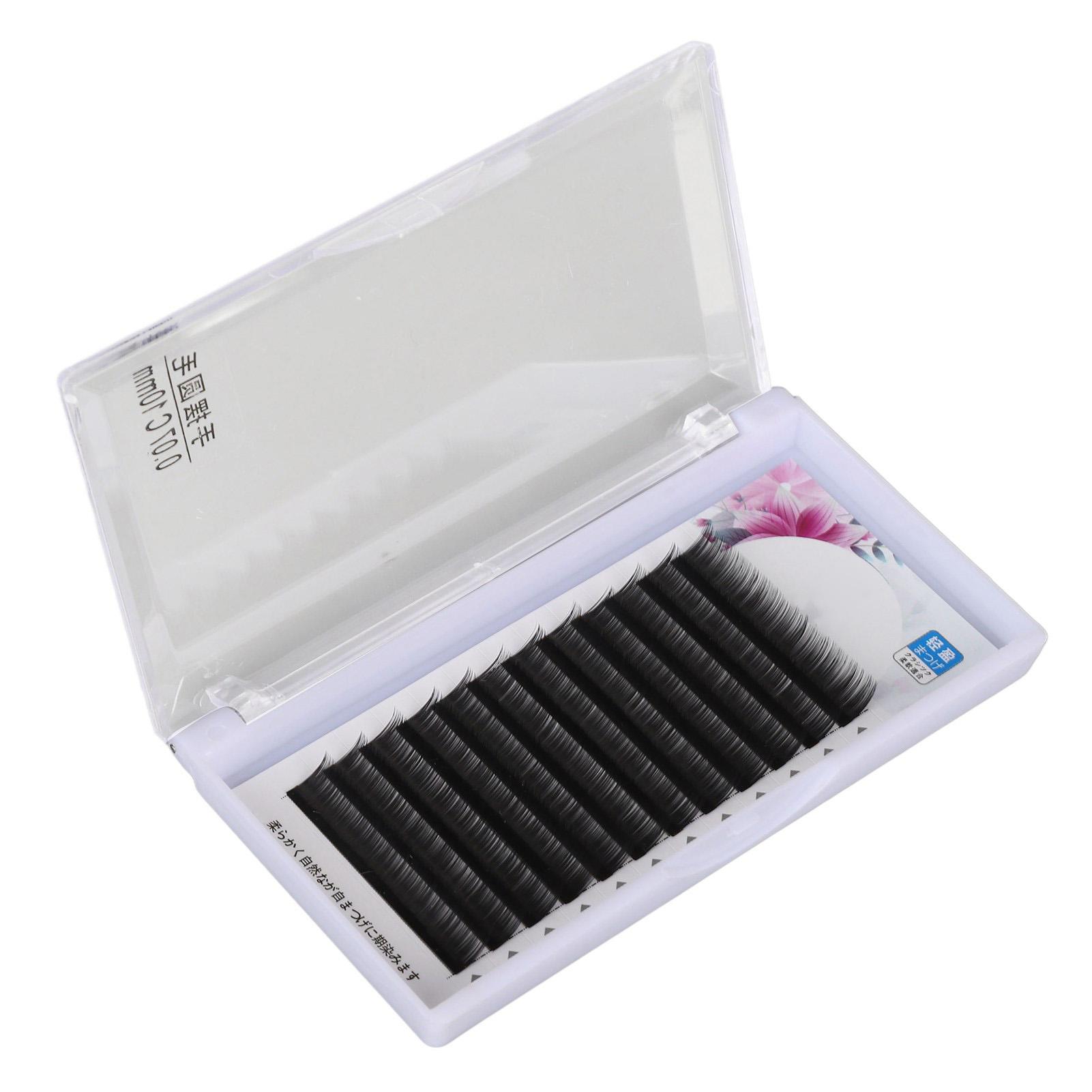 

Безопасные матовые химические волокна 0,07C 10 мм Наращивание пучков Накладные ресницы для начинающих