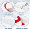 1PC 1/3meters Self-adhesive Bathroom Water Stopper Scalloped Corner Line Countertop, Wall, Ceiling Edge Decorative Strips