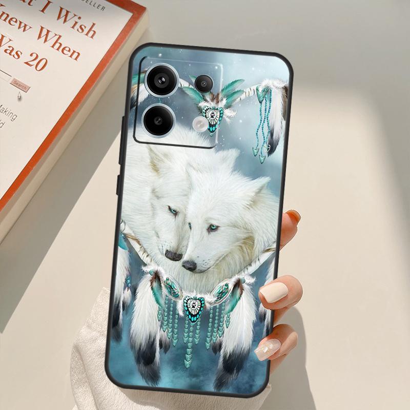 

Dream Catcher Feather Wolf Funda For Xiaomi Redmi Note 13 10 11 12 14 15 Pro Plus Case For Redmi 15 15C 13C 12C 10C 14C Redmi Note 12 Pro 4G