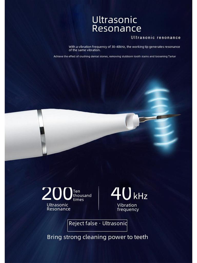 Ultrasonic Pet Electric Tooth Cleaner for Tartar Removal and Oral Care