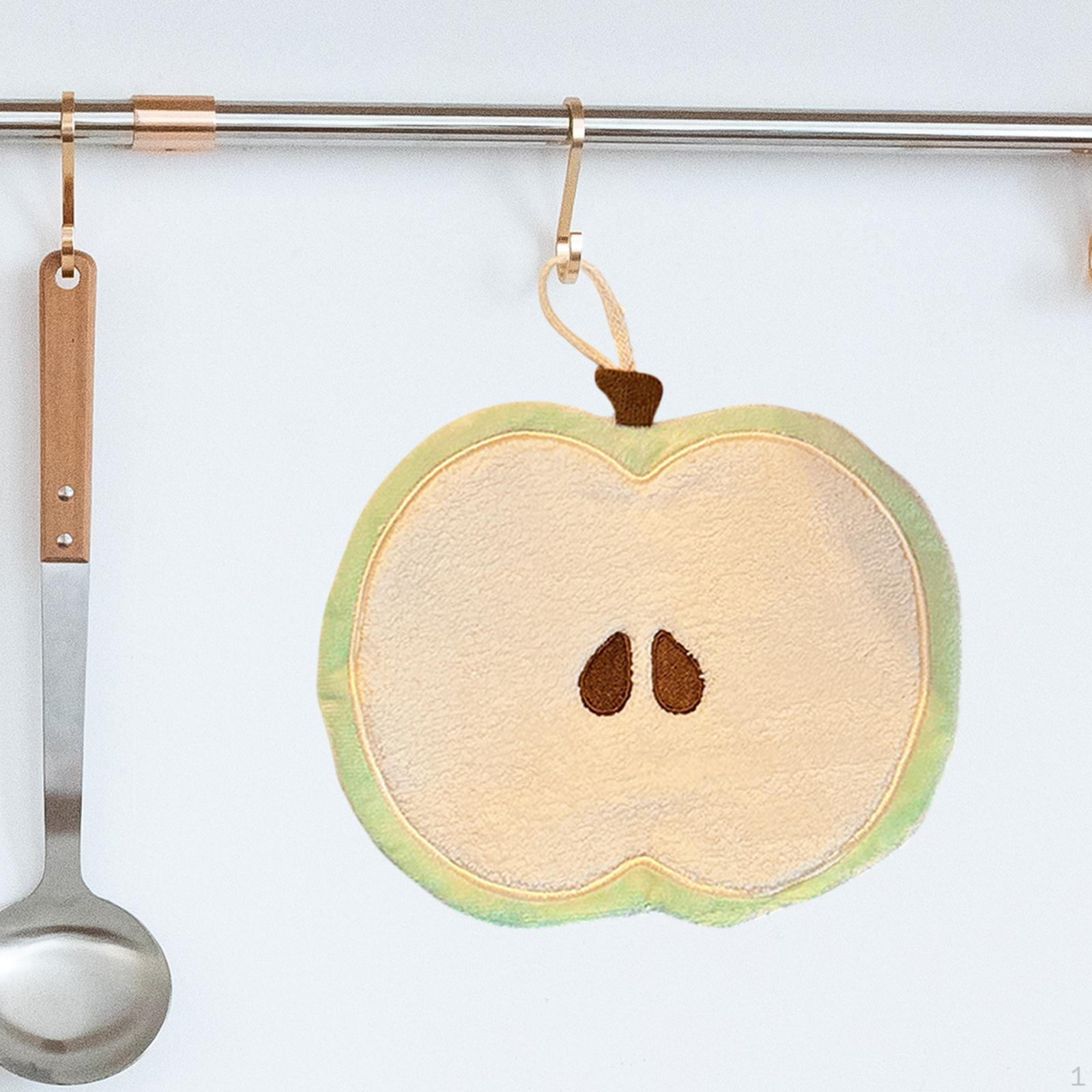 

Полотенце с петлей, впитывающее и моющееся, для домашнего использования зелёный