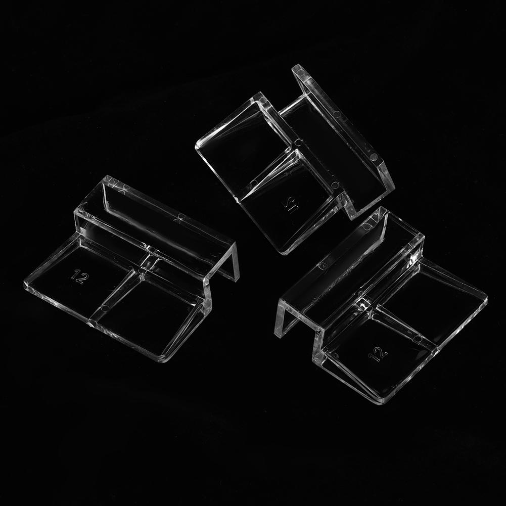 20Pcs Glass Cover Acrylic Clip Holder Support Clamp Accessory for Aquarium Fish Tank