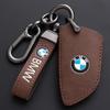 2025 Leather Car Key Case Keychain Holder Protector Cover For BMW E90 E60 E70 E87 1 3 5 6 Series M3 M5 X1 X5 X6 Z4 Bag Auto