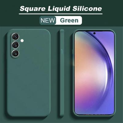 Shockproof Liquid Silicone Phone Case For Samsung Galaxy A54 5g A53 A52 A51 A14 A71 A13 A12 A21s A73 A72 A34 A50 A33 A32 Cover