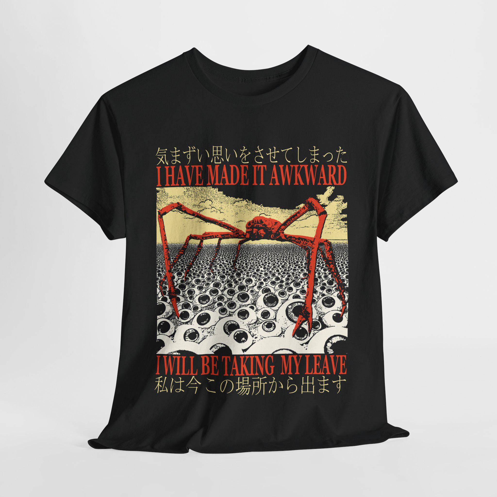 

I Messed Things Up Retro Japanese Spider Crab Tshirt for Unisex and Women with Printed Shortsleeved Shirts 4XL