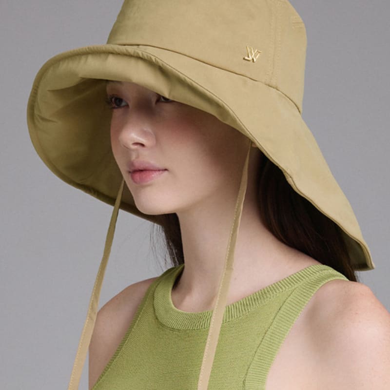 WHITE SANDS Powder Cotton Unbalanced Floppy Hat Christie (7 colors)