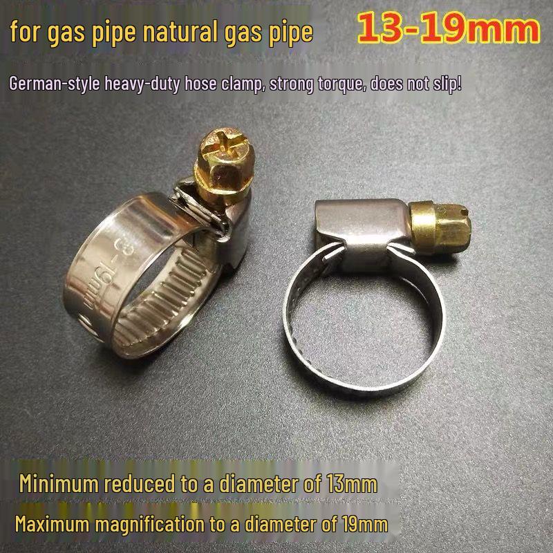 Stainless Steel Hose and Pipe Clamp for Water and Gas