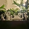 Luminous Alien Ornament UFO Plant Decoration Prop Figurine Set Alien Kit Decorative  Bedrooms