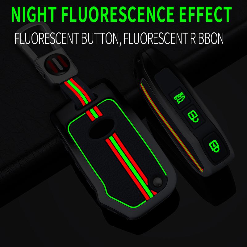 Zinc Alloy Car Remote Key Case Cover Shell Fob For KIA Sportage R GT Stinger GT Sorento Ceed CD Cerato Forte 2018 2019 Key Bag