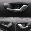 Inner Door Handle Bowl Panel Cover For Hyundai Tucson - ABS Carbon Fiber