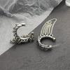 Punk Long Tassels Earrings Exaggerated Chain Ear Hooks for Women Man C-shape Hoop Earrings Ear Loop Fashion Ear Jewelry