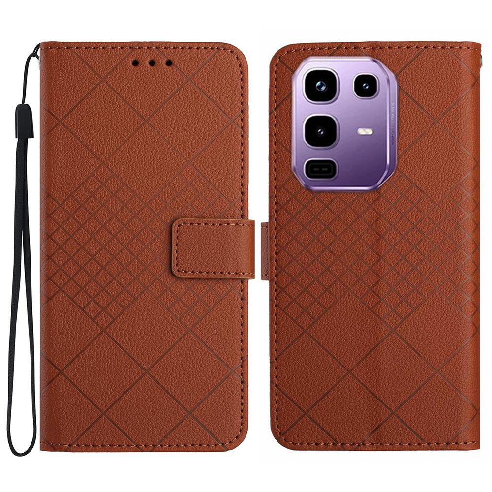 For Infinix Note 50x 5G Case Wallet Imprint PU Leather Flip Folio Phone Cover