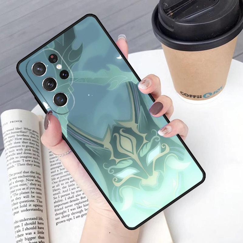 Capa Genshin Impact Icon phone case Cover For Samsung Galaxy S24 S25 Ultra S21 S22 Ultra S10E Note 10 Plus Note 20 FE S23