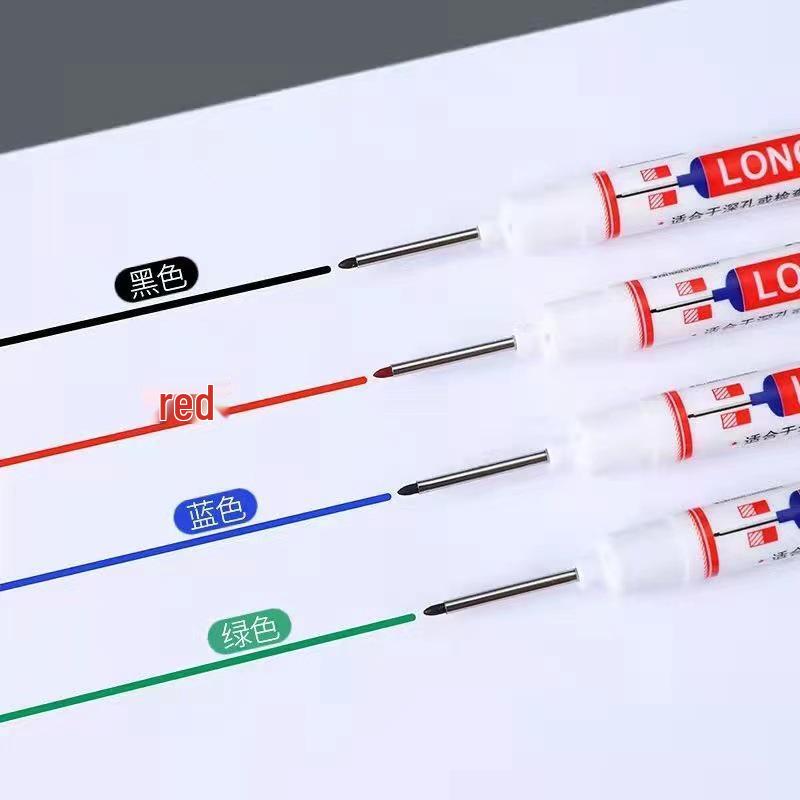 20mm Deep Hole Long-Head Multi-color Quick-Dry Waterproof Tile & Woodworking Marker Pen