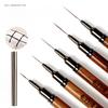 Set da 5 Pezzi Nuovo Penna per Linee a Tirare Manicure Legno di Sandalo Penna Ultra-fine per Linee a Tirare, Pennello per Pittura, Pennello per Fiori, Pennello per Sfumare