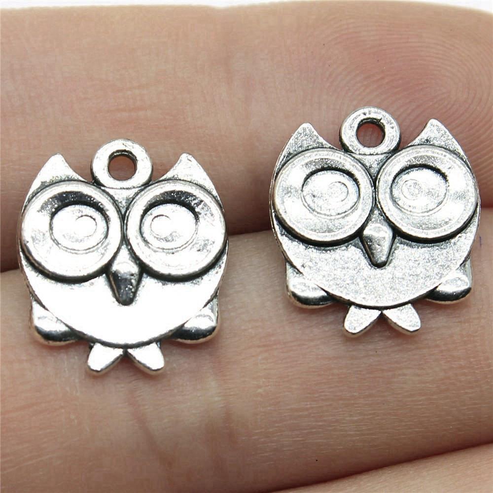 Owl Charms Pendant Female Jewellery Ethnic Materials