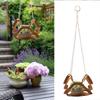 Large Hanging Planter Brown Plant Hanger Gardening Accessories Planter Shelf  Indoor Decor