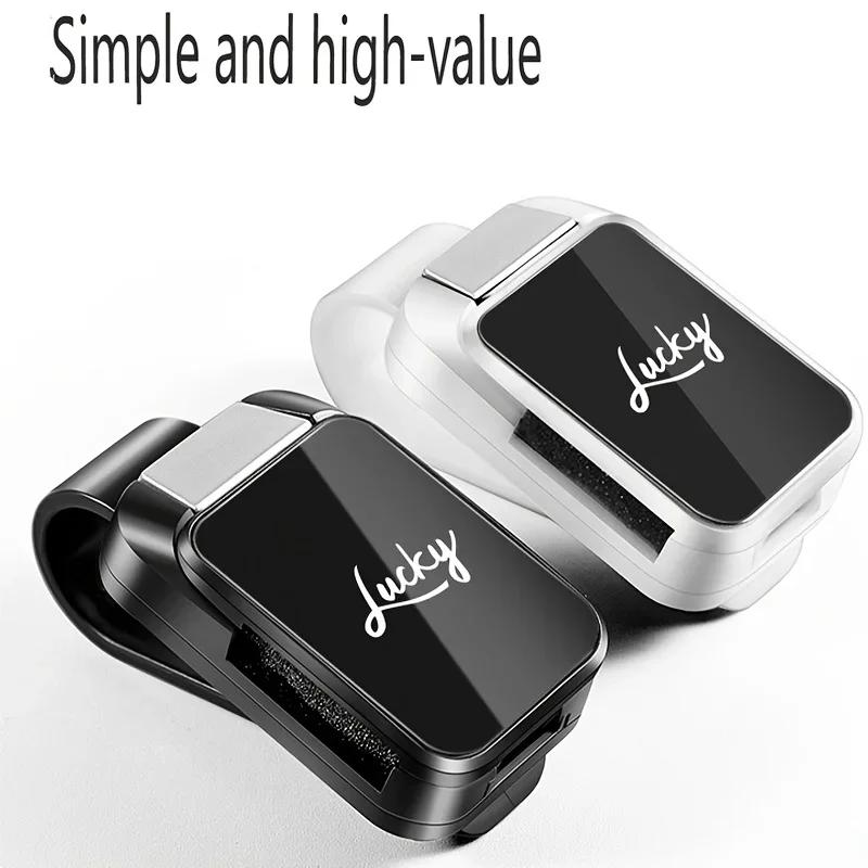 Fashion Car Glasses Holder Clip-Durable ABS Resin, Easy Installation for All Vehicle Models, Keeps Fashion Glasses on Sun Visor