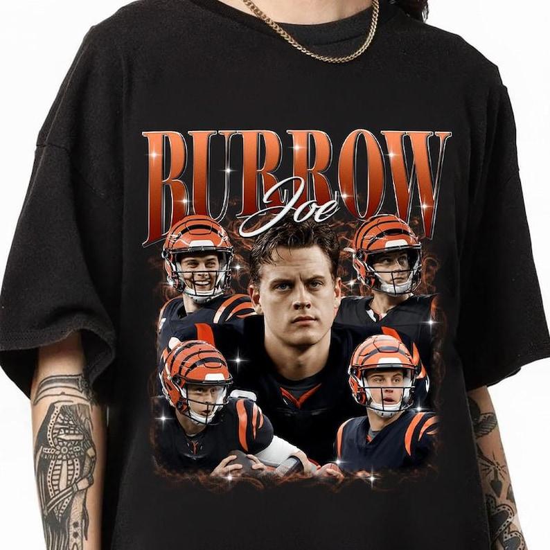Joe Burrow Bootleg Vintage 90s Unisex T-Shirt, Retro Joe Burrow Merch Tee S