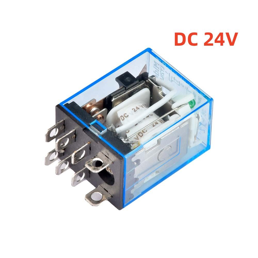 1pcs General Purpose LY2NJ HH62P Electronic Micro Electromagnetic Relay LED Lamp 10A 8 Pins Coil DPDT DC12V 24V AC110V 220V