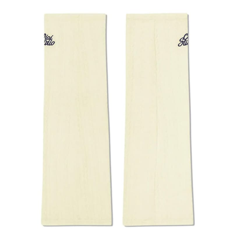 

OIOI COLLECTION Гетры с логотипом Loop [СЛОНОВАЯ КОСТЬ] F